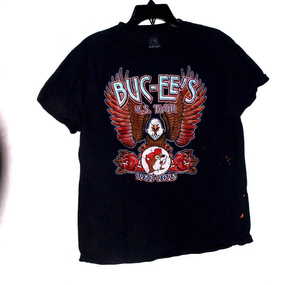 BUC-EE'S Black Short Sleeve T-Shirt Men Size M